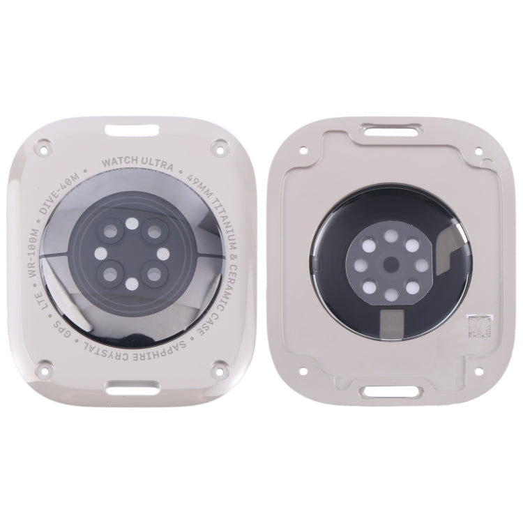 For Apple Watch Series Ultra 1/ 2 49mm Original Rear Housing Glass Cover(Silver) - free shipping - PMC TechLife - Order now!