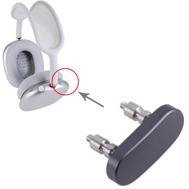 For AirPods Max Side Button (Black) - Airpods Series by PMC TechLife | Online Shopping South Africa | PMC TechLife | Buy Now Pay Later Mobicred