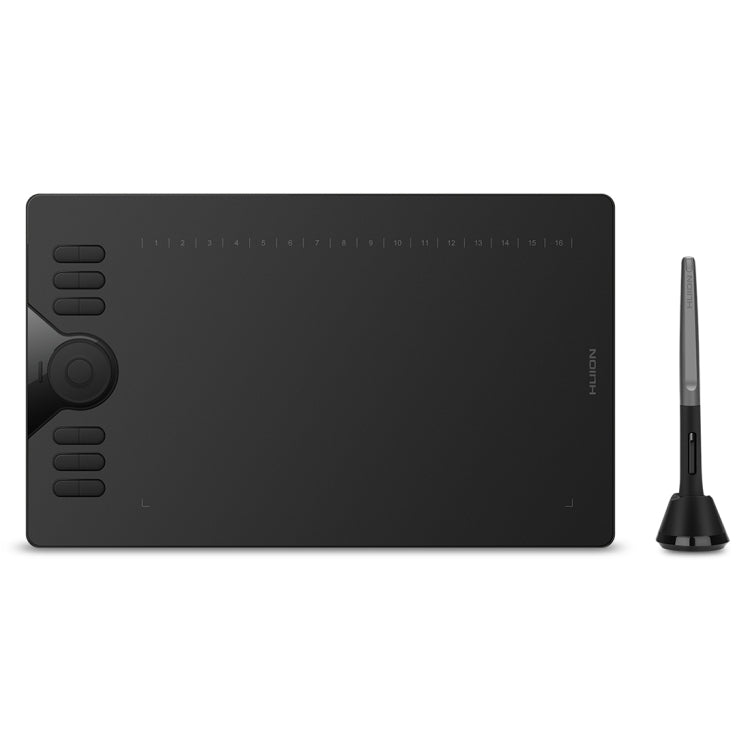 HUION HS610 5080 LPI Touch Ring Art Drawing Tablet for Fun, with Battery-free Pen & Pen Holder - free shipping - PMC TechLife - Order now!