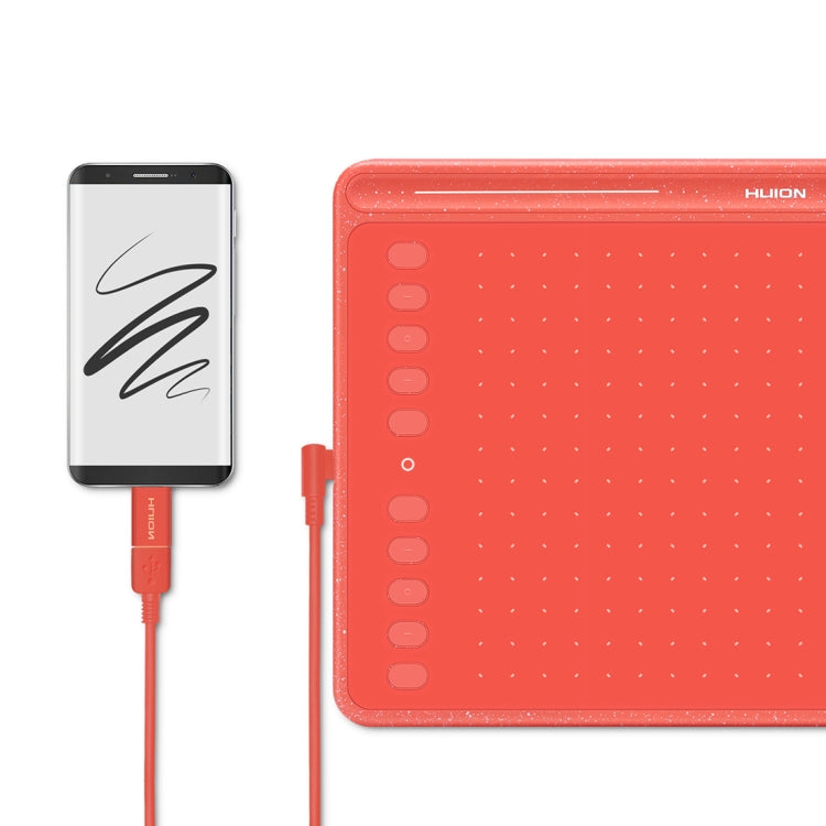 HUION HS611 5080 LPI Touch Strip Art Drawing Tablet for Fun, with Battery-free Pen & Pen Holder (Grey) - free shipping - PMC TechLife - Order now!