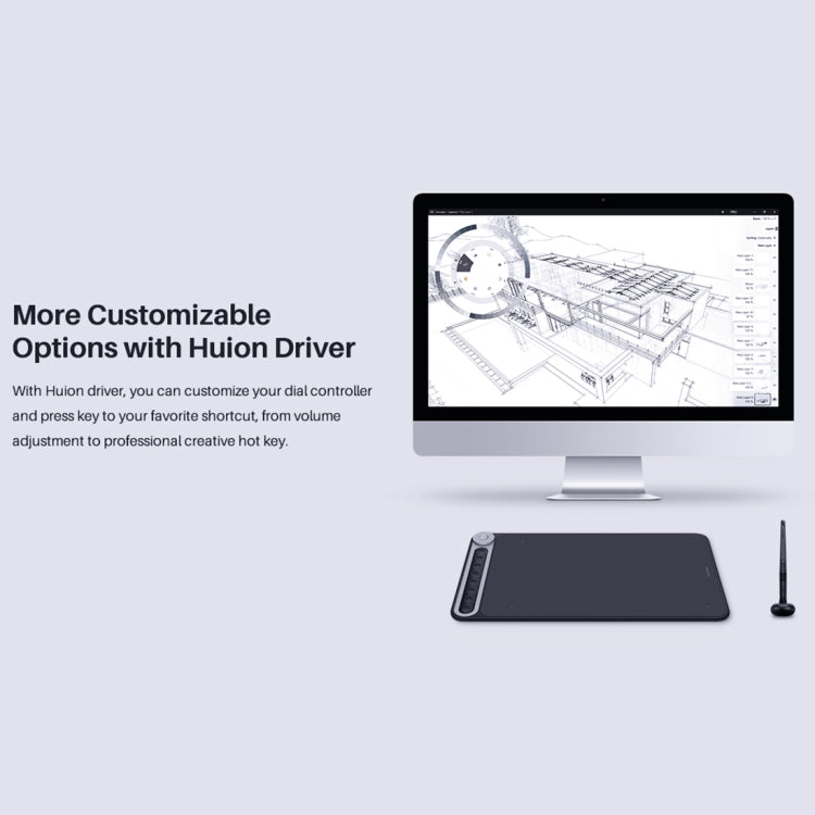 HUION Q620M 5080 LPI Wireless Art Drawing Tablet for Fun, with Battery-free Pen & Pen Holder - free shipping - PMC TechLife - Order now!