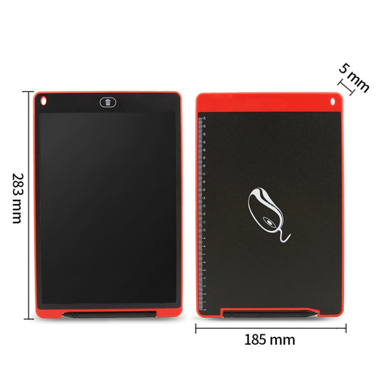 Portable 12 inch LCD Writing Tablet Drawing Graffiti Electronic Handwriting Pad Message Graphics Board Draft Paper with Writing Pen(Red) - free shipping - PMc TechLife - Order now!