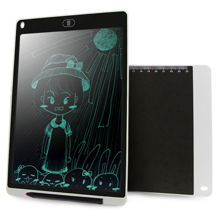 Portable 12 inch LCD Writing Tablet Drawing Graffiti Electronic Handwriting Pad Message Graphics Board Draft Paper with Writing Pen(White) -  by PMC TechLife | Online Shopping South Africa | PMC TechLife