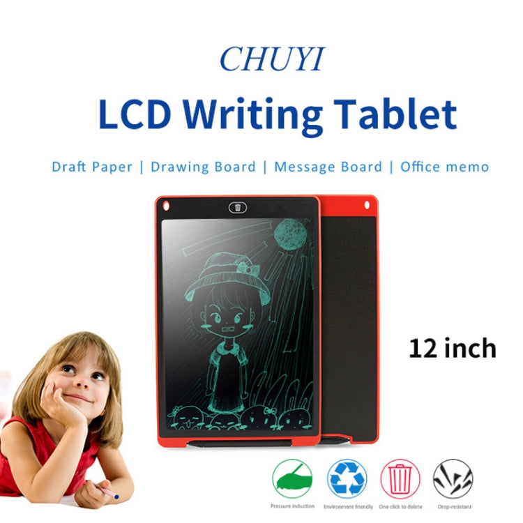 Portable 12 inch LCD Writing Tablet Drawing Graffiti Electronic Handwriting Pad Message Graphics Board Draft Paper with Writing Pen(White) -  by PMC TechLife | Online Shopping South Africa | PMC TechLife