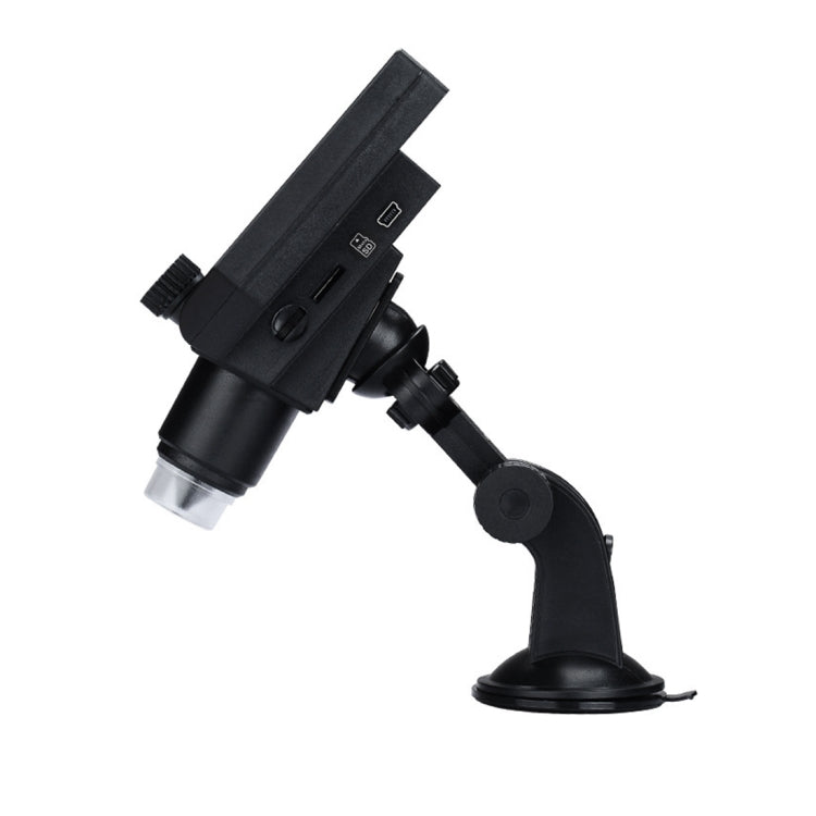 G600 600X 3.6MP 4.3 inch HD LCD Display USB Charging Portable Digital Microscope with LED Light, Support Micro SD Card(64GB Max), US Plug, AC 100-240V - free shipping - PMC TechLife - Order now!