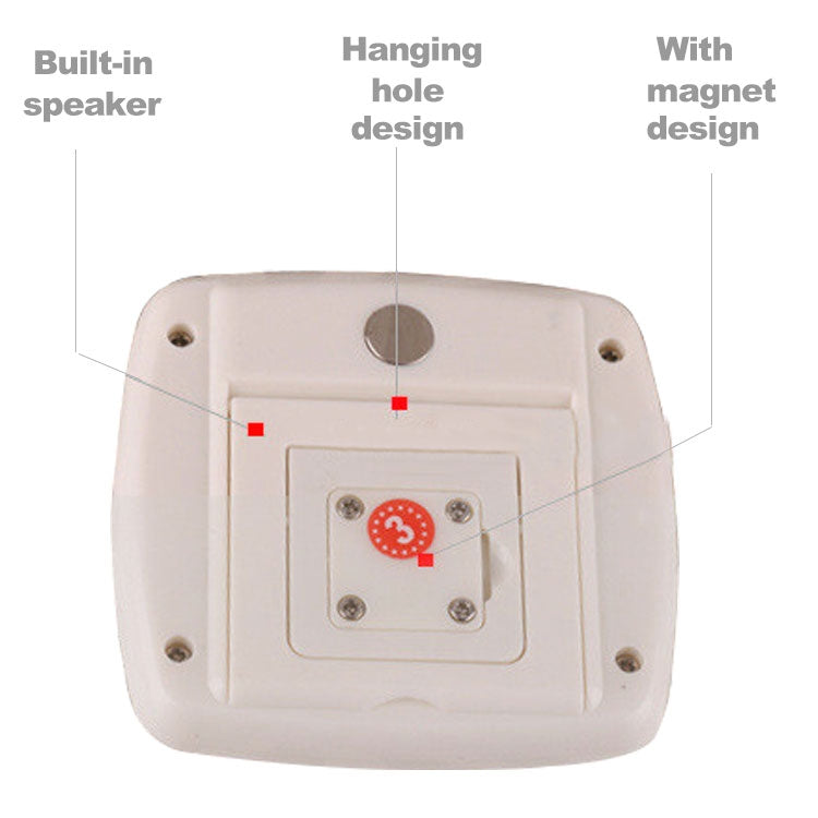 Kitchen Timer Digital Electronic Loud Alarm Magnetic Backing With Holder for Cooking Baking Sports Games Office(White) - Digital Countdown by PMC TechLife | Online Shopping South Africa | PMC TechLife | Buy Now Pay Later Mobicred
