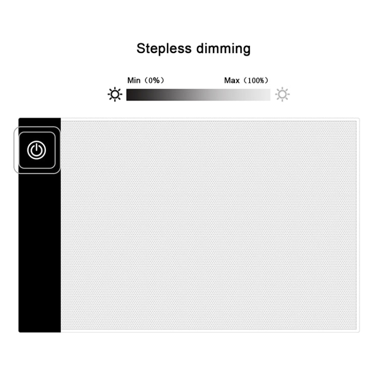 2.2W 5V LED Three Level of Brightness Dimmable A5 Acrylic USB Copy Boards Anime Sketch Drawing Sketchpad -  by PMC TechLife | Online Shopping South Africa | PMC TechLife | Buy Now Pay Later Mobicred