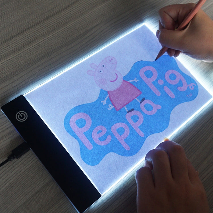 2.2W 5V LED Three Level of Brightness Dimmable A5 Acrylic USB Copy Boards Anime Sketch Drawing Sketchpad -  by PMC TechLife | Online Shopping South Africa | PMC TechLife | Buy Now Pay Later Mobicred