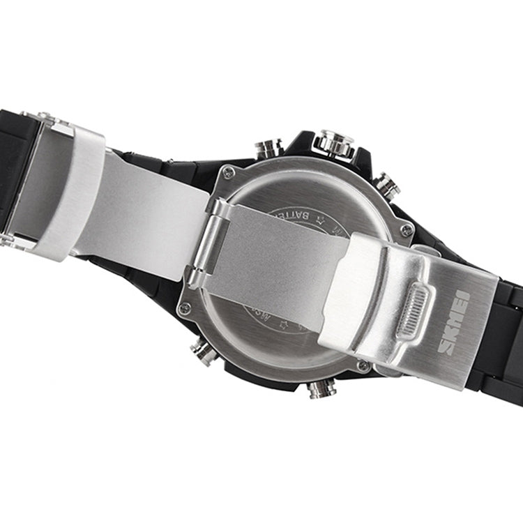 SKMEI 1016 Multifunctional Men Outdoor Sports Noctilucent Waterproof Double Digital Watch (Red + Black) - free shipping - PMC TechLife - Order now!