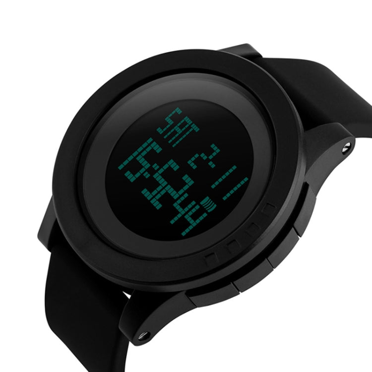 SKMEI 1142 Multifunctional Men Outdoor Sports Noctilucent Waterproof Silica Gel Digital Watch (Black) - free shipping - PMC TechLife - Order now!