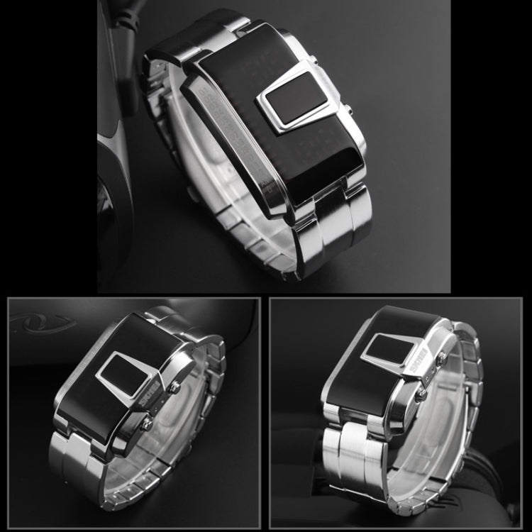 SKMEI 1179 Multifunctional Men Outdoor Sports Noctilucent Waterproof LED Digital Watch(Silver) - free shipping - PMC TechLife - Order now!