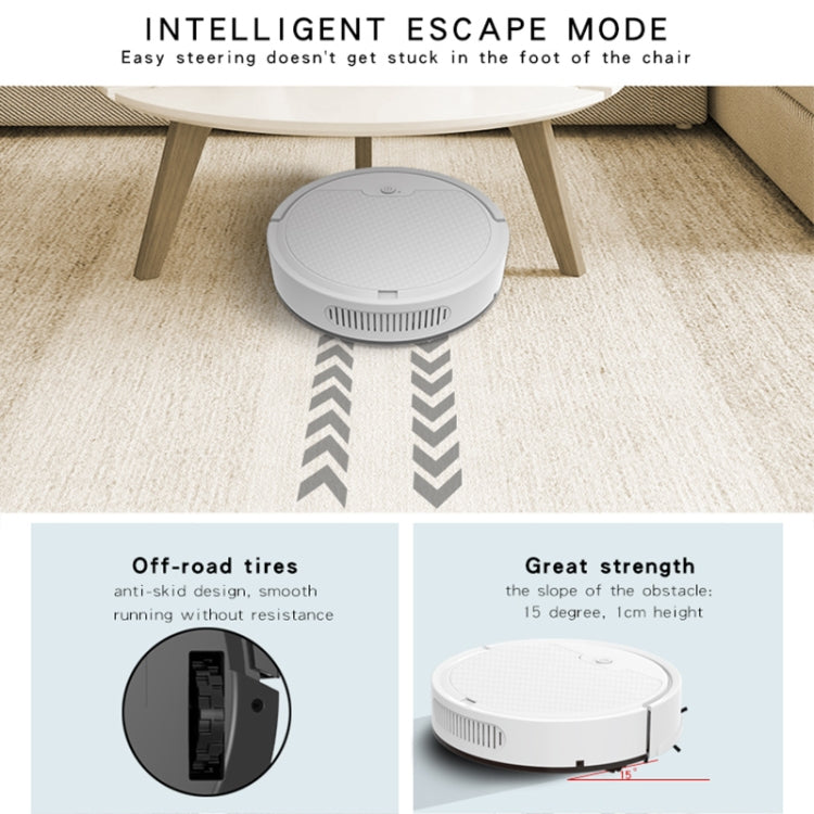BOWAI OB8S Household Intelligent Path Charging Sweeping Robot (White) - Robot Vacuum Cleaner by PMC TechLife | Online Shopping South Africa | PMC TechLife | Buy Now Pay Later Mobicred