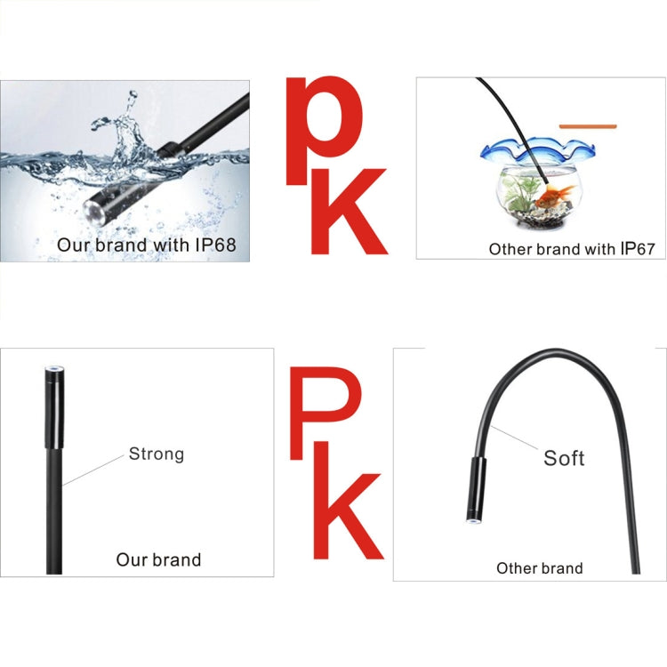 YPC110 8mm 2.0MP HD Camera WiFi Endoscope Snake Tube Inspection Camera with 8 LED, Waterproof IP68, Lens Diameter: 8mm, Length: 10m, Soft Line -  by PMC TechLife | Online Shopping South Africa | PMC TechLife | Buy Now Pay Later Mobicred