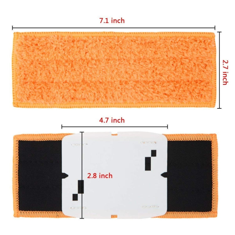 3 PCS Reusable Replacement Microfiber Mopping Cloth Wet Rag for iRobot Braava jet240 / 241 - For iRobot Accessories by PMc TechLife | Online Shopping South Africa | PMc TechLife | Buy Now Pay Later Mobicred