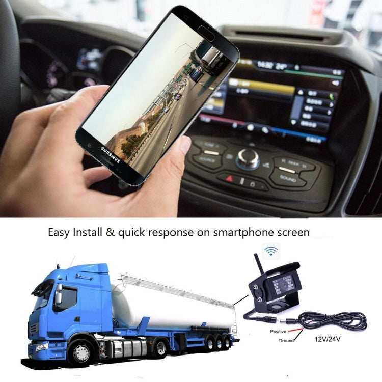 F0503 684 x 512 Effective Pixel HD Waterproof  28 LED IR Night Vision 120 Degree Wide Angle Car / Truck Rear View Backup Reverse Camera - Rear View Cameras by PMC TechLife | Online Shopping South Africa | PMC TechLife | Buy Now Pay Later Mobicred