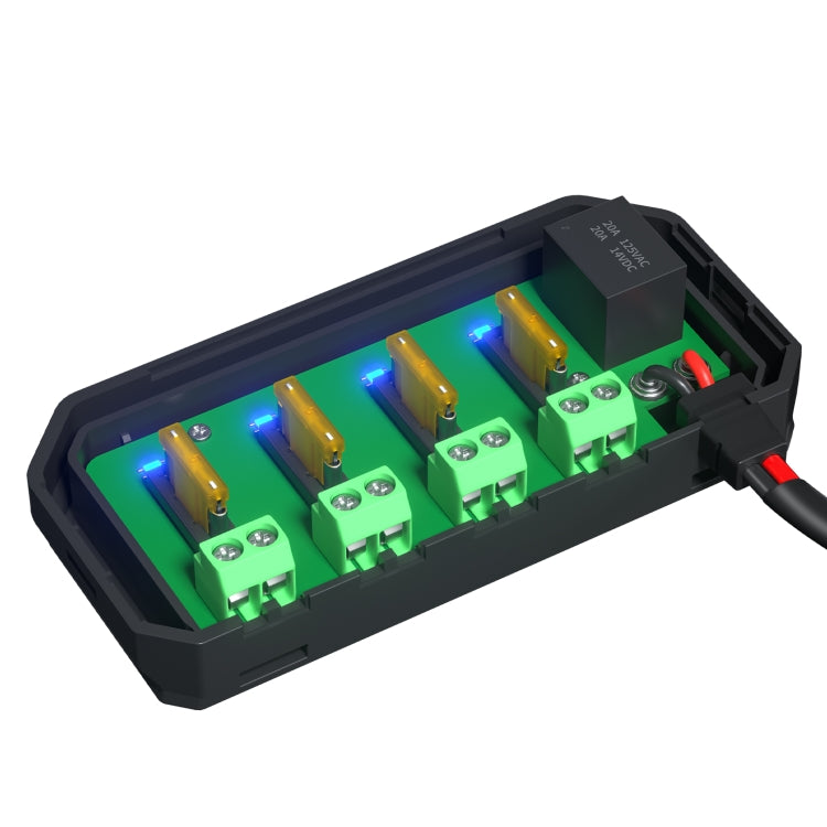 CS-1785A1 Motorcycle / Car Relay Quick Wiring Fuse Box - Relays by PMC TechLife | Online Shopping South Africa | PMC TechLife