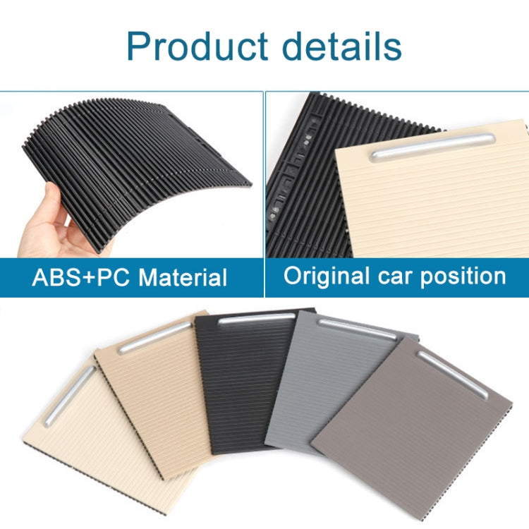 Car Center Console Water Cup Holder Cover Trim for Volkswagen Magotan / CC / Passat, Left Driving(Beige) - Stowing Tidying by PMC TechLife | Online Shopping South Africa | PMC TechLife | Buy Now Pay Later Mobicred