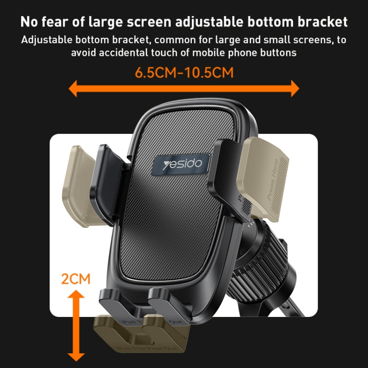 Yesido C241 Adjustable Car Air Vent Mobile Phone Holder - Car Holders by Yesido | Online Shopping South Africa | PMC TechLife | Buy Now Pay Later Mobicred