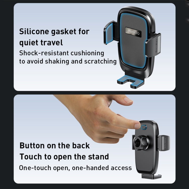 Yesido C241 Adjustable Car Air Vent Mobile Phone Holder - Car Holders by Yesido | Online Shopping South Africa | PMC TechLife | Buy Now Pay Later Mobicred