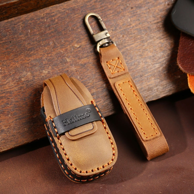 For Ford Focus/Mondeo/Maverick/Explorer/Escort/Edge 2017-2018 C231 Car Key Leather Protective Case (Brown) - Car Key Cases by PMC TechLife | Online Shopping South Africa | PMC TechLife | Buy Now Pay Later Mobicred