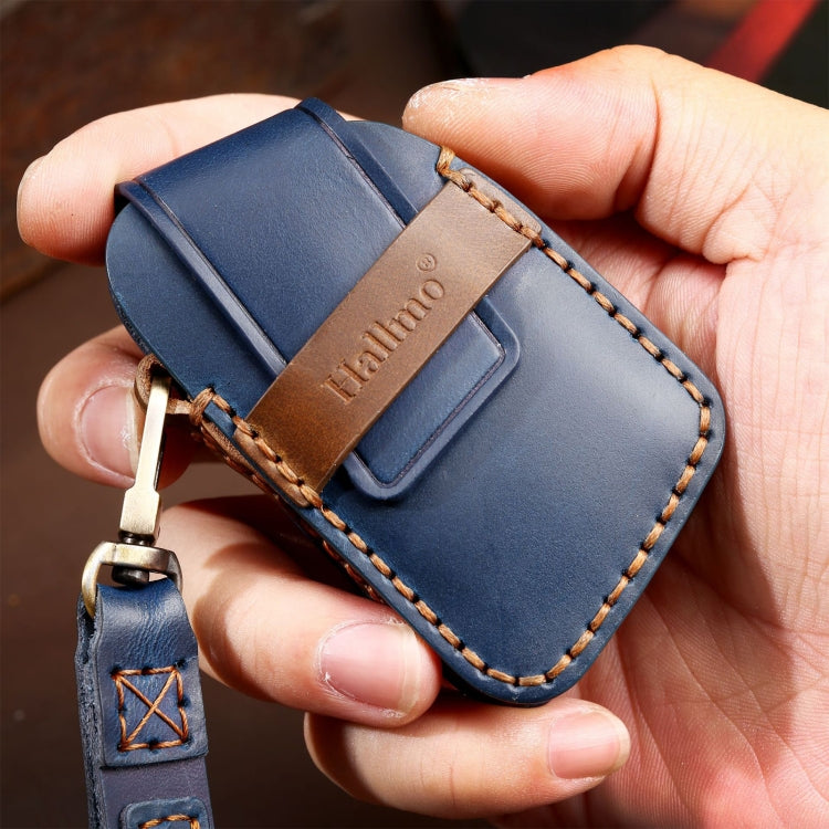 For Cadillac / CT5 / CT6 / XT6 4-button C086 Car Key Leather Protective Case (Black) - Car Key Cases by PMC TechLife | Online Shopping South Africa | PMC TechLife | Buy Now Pay Later Mobicred