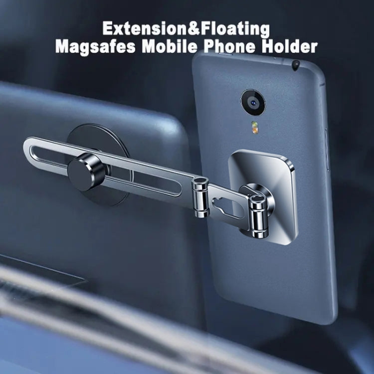 F52 Magnetic Car Floating Screen Phone Navigation Holder (Silver) - Car Holders by PMC TechLife | Online Shopping South Africa | PMC TechLife | Buy Now Pay Later Mobicred