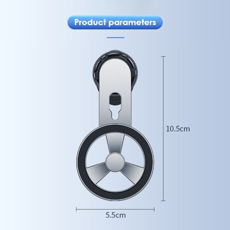 F73 MagSafe Magnetic Suction 360 Degree Rotating Car Phone Holder (Black) - Car Holders by PMC TechLife | Online Shopping South Africa | PMC TechLife | Buy Now Pay Later Mobicred