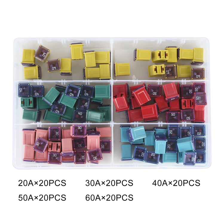 100 in 1 Car Inline Blade Fuse Holder Set - Fuse by PMC TechLife | Online Shopping South Africa | PMC TechLife | Buy Now Pay Later Mobicred