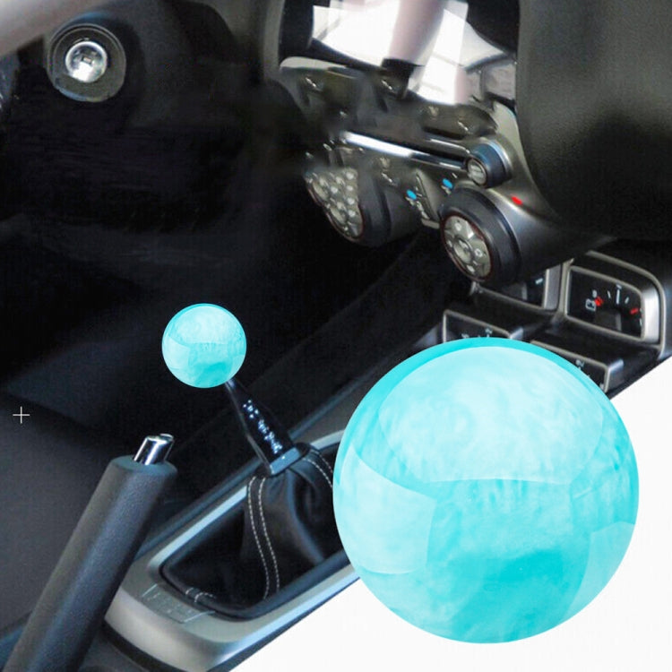 Car Modified Marble Star Gear Head Shifter Cover with Adapter (Light Blue) - Shift Knob by PMC TechLife | Online Shopping South Africa | PMC TechLife | Buy Now Pay Later Mobicred