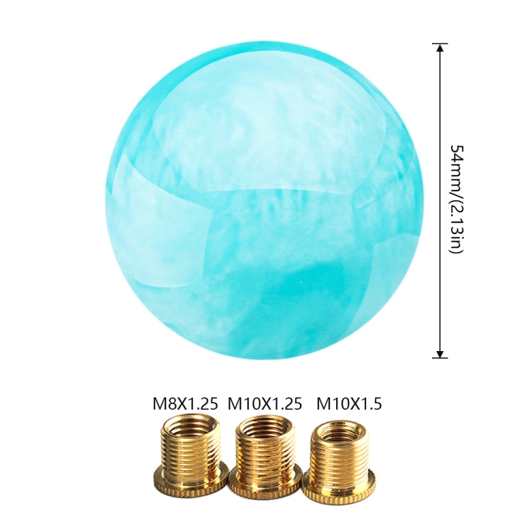 Car Modified Marble Star Gear Head Shifter Cover with Adapter (Light Blue) - Shift Knob by PMC TechLife | Online Shopping South Africa | PMC TechLife | Buy Now Pay Later Mobicred