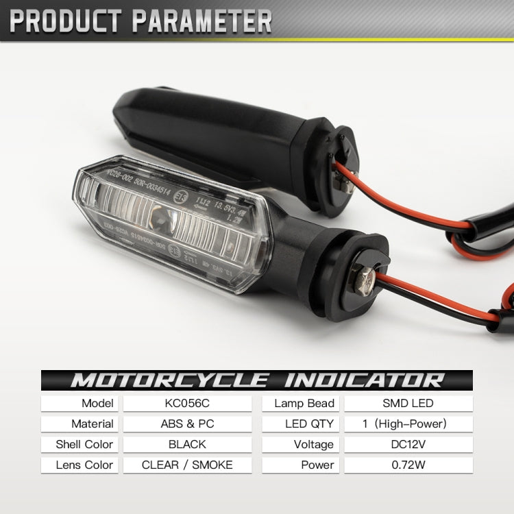 2pcs For Honda RS150 XRE300 CRF300 X-ADV Motorcycles LED Turn Signal Light(Black) - Signal Lights by PMC TechLife | Online Shopping South Africa | PMC TechLife | Buy Now Pay Later Mobicred