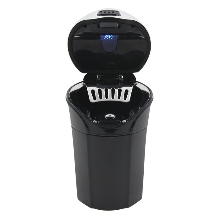 N12B Car Creative Ashtray Solar Power With Light And Cover Car Supplies (Gold) - free shipping - PMC TechLife - Order now!