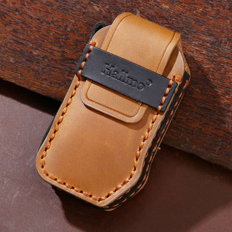 For Kia Sorento / Seltos 2021 / K5 Hallmo Car Cowhide Leather Key Protective Cover Key Case(Brown) - free shipping - PMC TechLife - Order now!