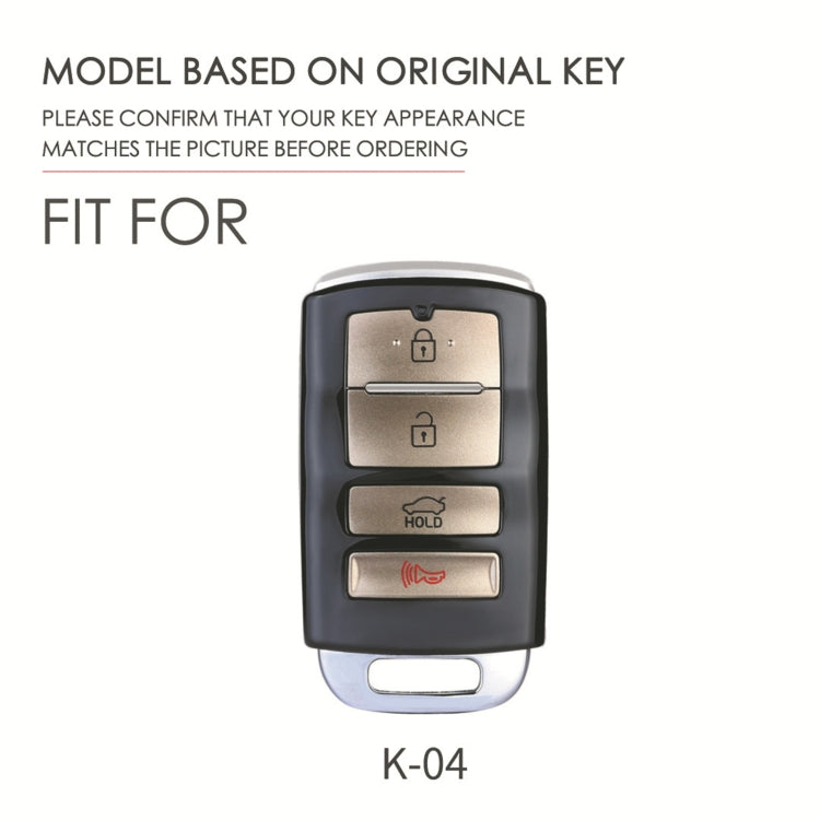 For Kia K4 Hallmo Car Cowhide Leather Key Protective Cover Key Case(Blue) - free shipping - PMC TechLife - Order now!