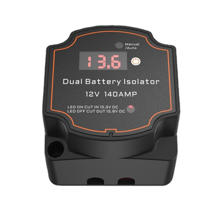 IP68 12V 140A Car Yacht RV Smart Dual Battery Isolation Controller VSR Digital Display Voltmeter - free shipping - PMC TechLife - Order now!