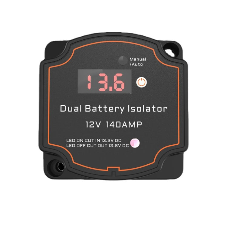 IP68 12V 140A Car Yacht RV Smart Dual Battery Isolation Controller VSR Digital Display Voltmeter - free shipping - PMC TechLife - Order now!
