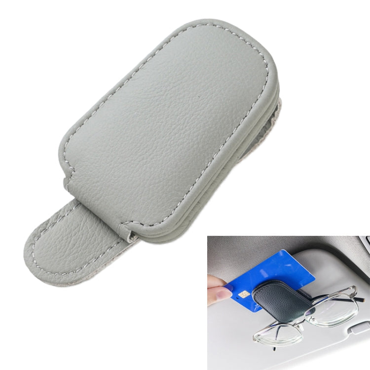 Car Sun Visor Glasses Clip Multi-functional Card Storage Bracket (Grey) - Sunglasses & Glasses Clips by PMC TechLife | Online Shopping South Africa | PMC TechLife | Buy Now Pay Later Mobicred