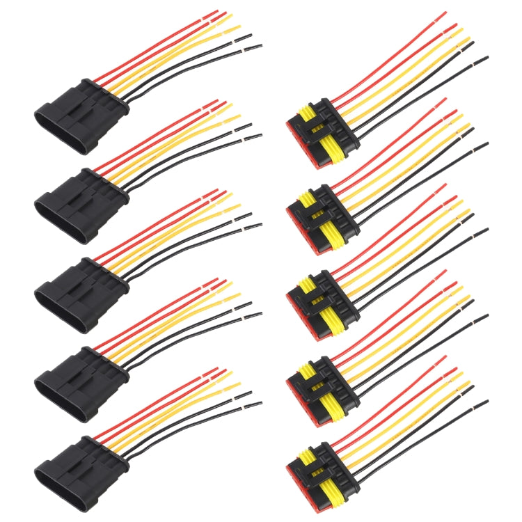 10pcs 6P Car Waterproof Plug Car Connector Plug-In, Length���10cm - free shipping - PMC TechLife - Order now!