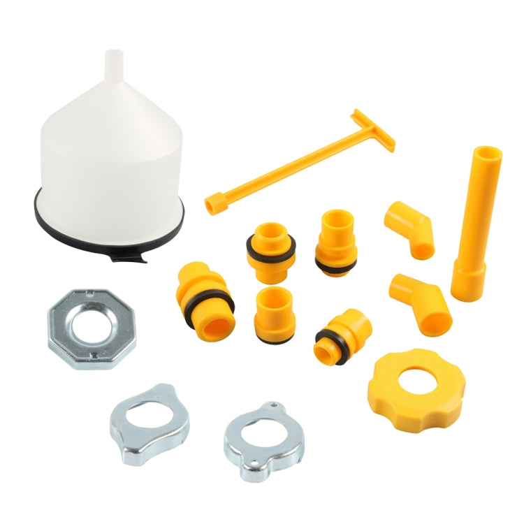 A8956-01 15 in 1 Car / Yacht Coolant Filling Funnel Kit(Silver) - Hand Tool Sets by PMC TechLife | Online Shopping South Africa | PMC TechLife | Buy Now Pay Later Mobicred