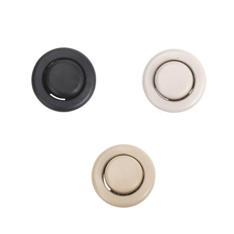 For BMW E90 / F18 Left Driving Car Rear Seat Headrest Switch Button 52207251371-1(Beige White) - Car Switches by PMC TechLife | Online Shopping South Africa | PMC TechLife | Buy Now Pay Later Mobicred