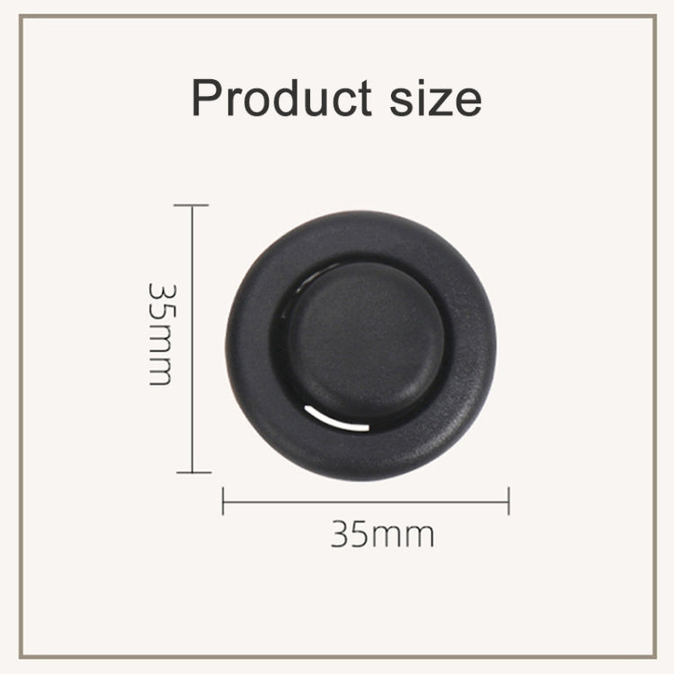 For BMW E90 / F18 Left Driving Car Rear Seat Headrest Switch Button 52207251368-1(Black) - free shipping - PMC TechLife - Order now!