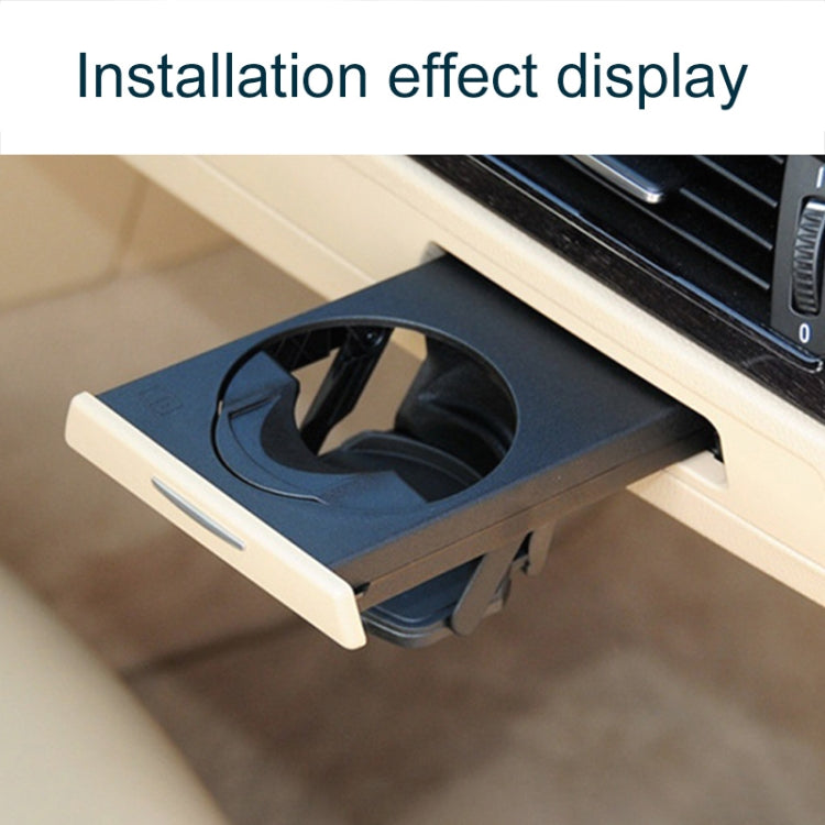 For BMW 3 Series E90 Left Driving Car Dashboard Right Side Water Cup Holder 5141 9173 473(Beige) - Car Drink Holders by PMC TechLife | Online Shopping South Africa | PMC TechLife | Buy Now Pay Later Mobicred