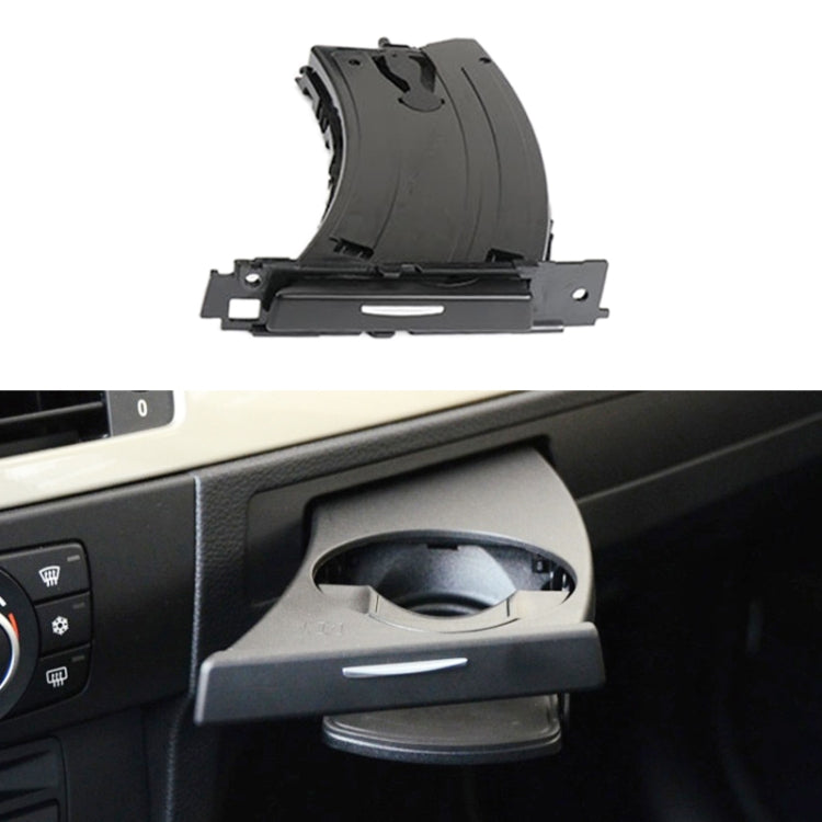 For BMW 3 Series E90 Left Driving Car Dashboard Left Side Water Cup Holder 5141 9173 463(Black) - Car Drink Holders by PMC TechLife | Online Shopping South Africa | PMC TechLife | Buy Now Pay Later Mobicred
