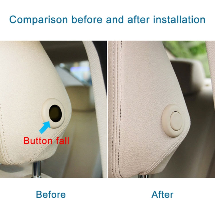 For BMW 3 Series F30 Left Driving Car Front Headrest Switch Button 5210 7362 623(Black) - free shipping - PMC TechLife - Order now!