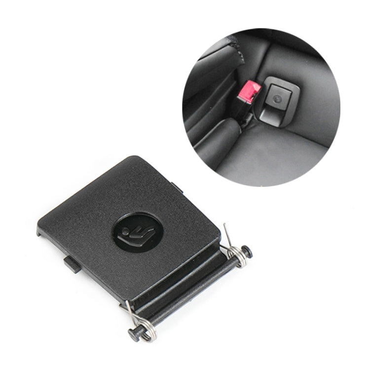 For BMW 3 Series E93 Left Driving Car Child Safety Seat Isofix Switch Cover 5220 9112 423-1(Black) - Seat Accessories by PMC TechLife | Online Shopping South Africa | PMC TechLife | Buy Now Pay Later Mobicred