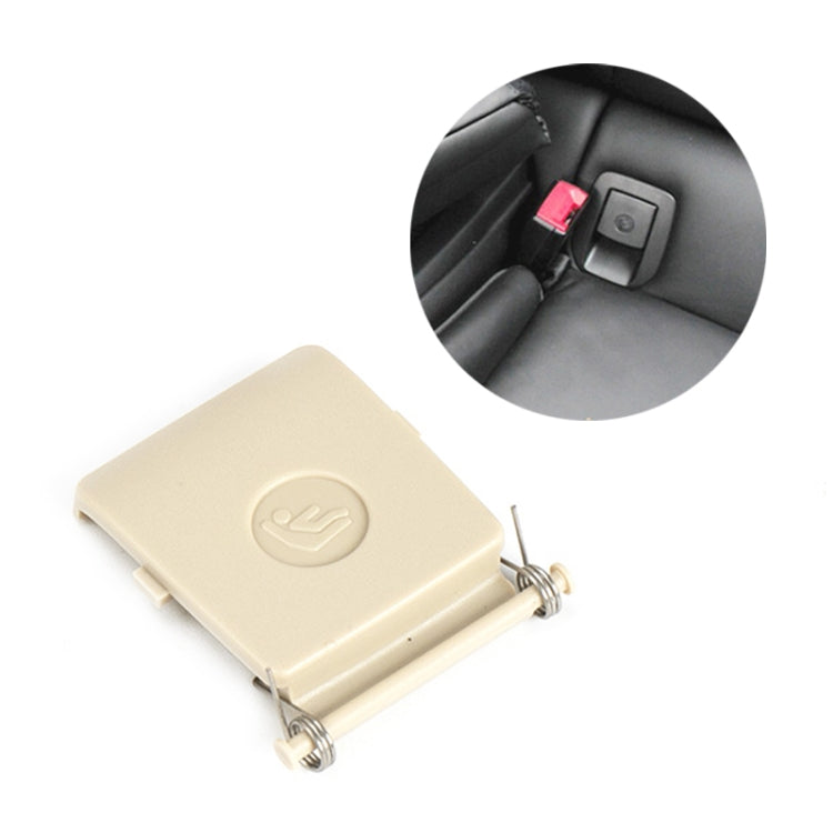 For BMW 3 Series E93 Left Driving Car Child Safety Seat Isofix Switch Cover 5220 9112 425-1(Beige) - Seat Accessories by PMC TechLife | Online Shopping South Africa | PMC TechLife | Buy Now Pay Later Mobicred