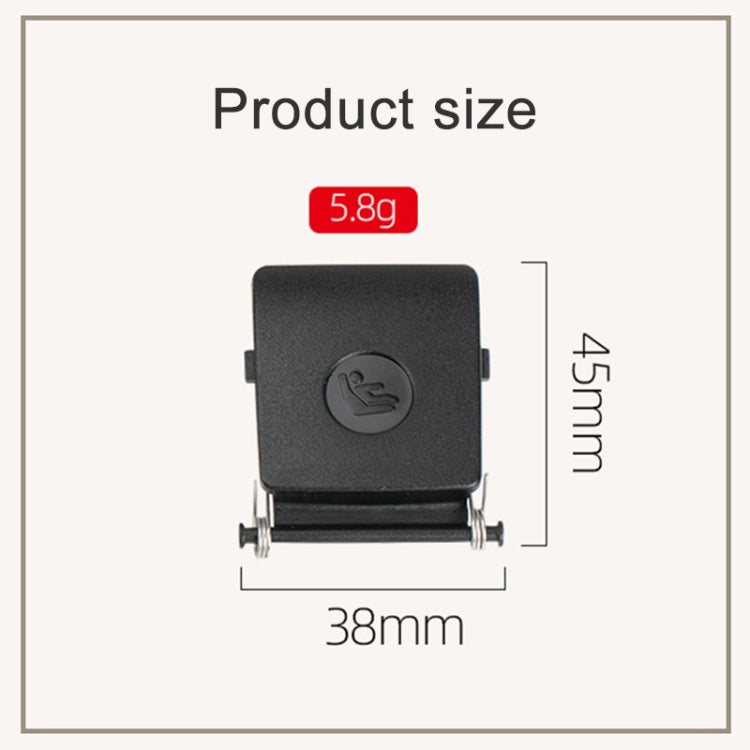 For BMW 3 Series E93 Left Driving Car Child Safety Seat Isofix Switch Cover 5220 9112 423-1(Black) - Seat Accessories by PMC TechLife | Online Shopping South Africa | PMC TechLife | Buy Now Pay Later Mobicred