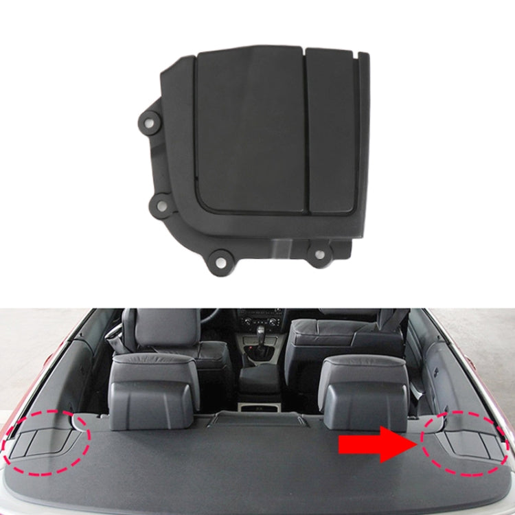 For BMW 3 Series E93 Left Driving Car Convertible Rear Platform Right Hinge Cover Folding Cover 5437 7175 480(Black) - free shipping - PMC TechLife - Order now!