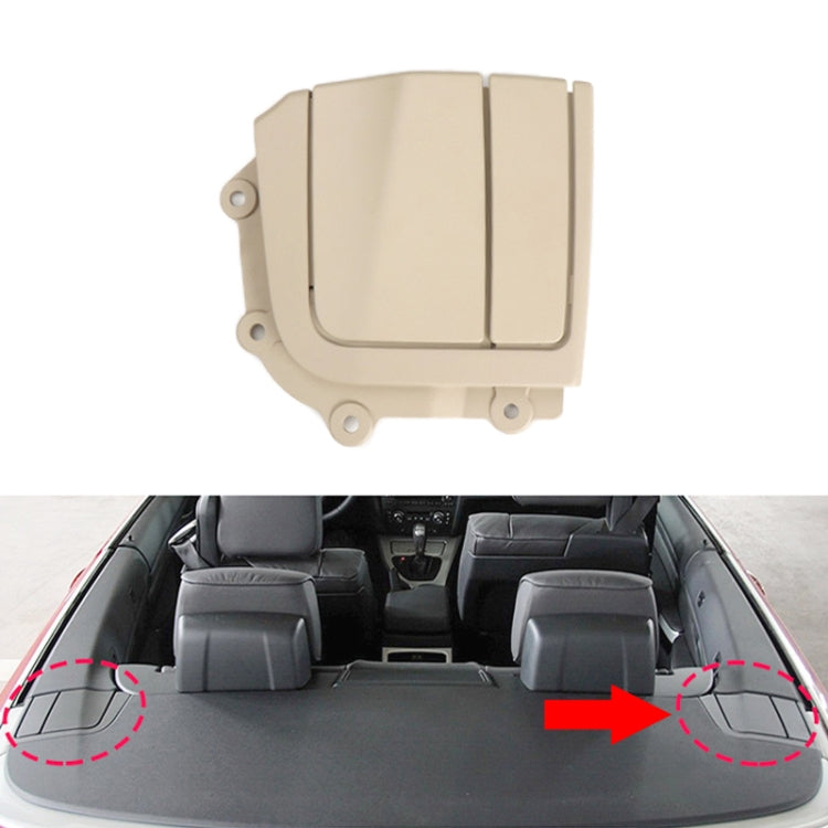 For BMW 3 Series E93 Left Driving Car Convertible Rear Platform Right Hinge Cover Folding Cover 5437 7175 484(Beige) - free shipping - PMC TechLife - Order now!