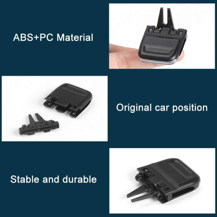 For Porsche Macan Left Driving Car Left and Right Air Conditioning Air Outlet Paddle 95B819702D-1 - Air Conditioning System by PMC TechLife | Online Shopping South Africa | PMC TechLife | Buy Now Pay Later Mobicred